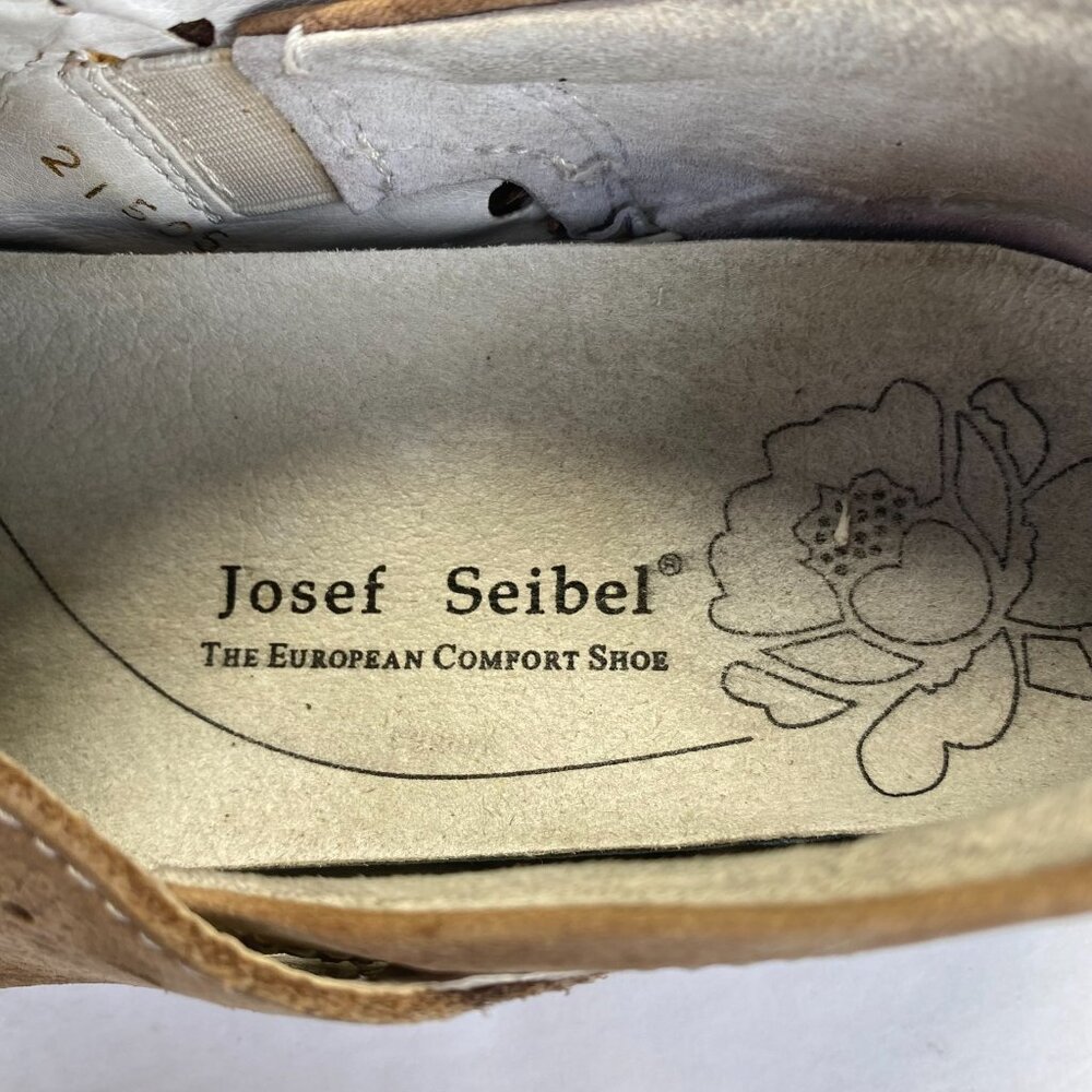 Josef Seibel Fergey Women's Size 38 Brown Leather Slip On Loafers,Comfort - Picture 11 of 16